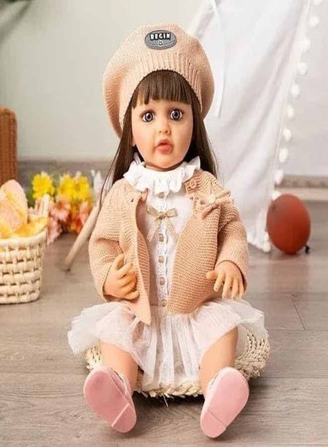 VIKINGS Realistic Baby Doll - with Diaper, Big Size for Girls (Multi Color) - Image 1